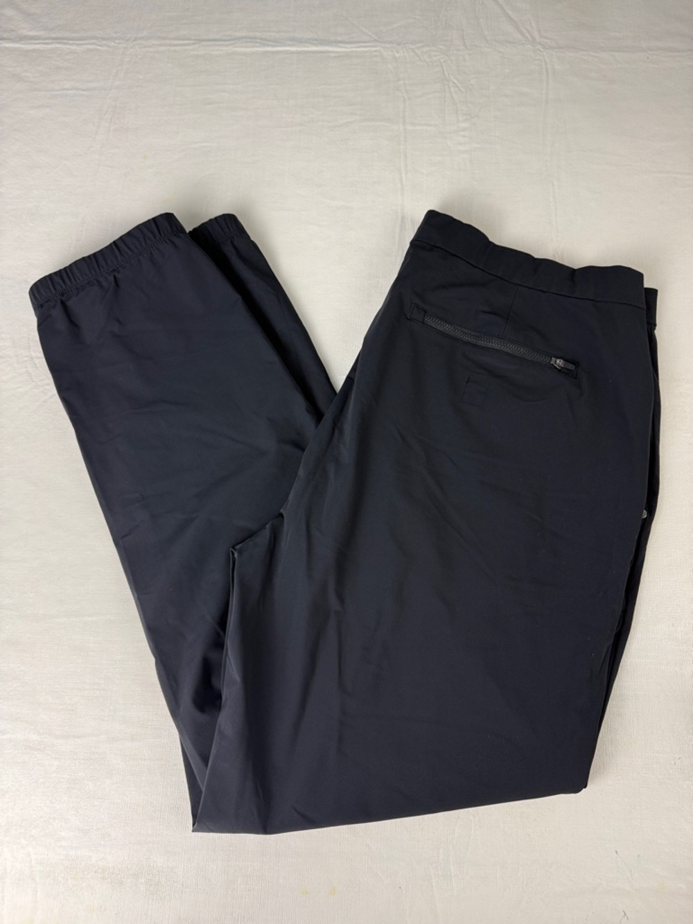 Vuori Black Men's Fleet Joggers Performance Zippered Pocket Drawstring Size XXL